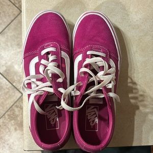 Hot pink platform Vans size 8.5